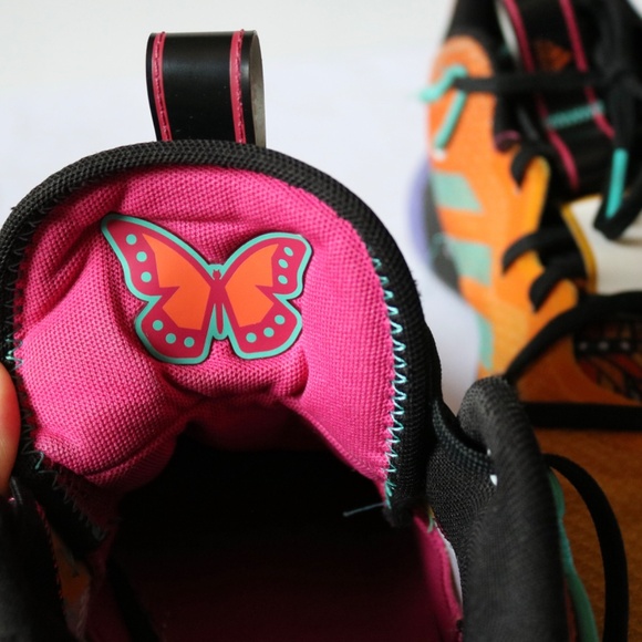 ADIDAS Day Of The Dead Harden Stepback 3 Basketball Sneakers Orange Purple 8.5 - Picture 7 of 14